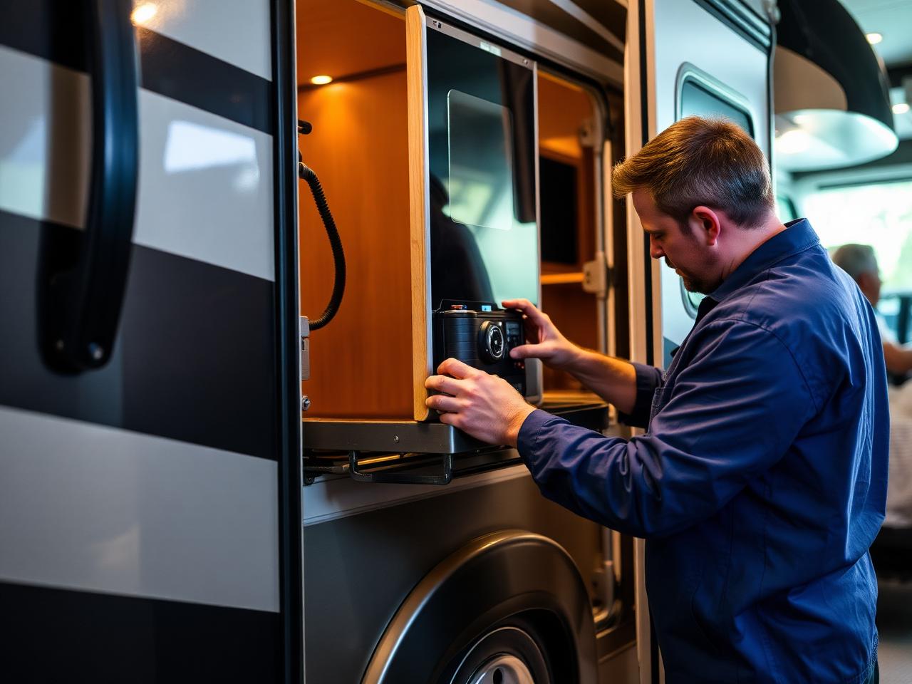Slide-out repair on Class A motorhome