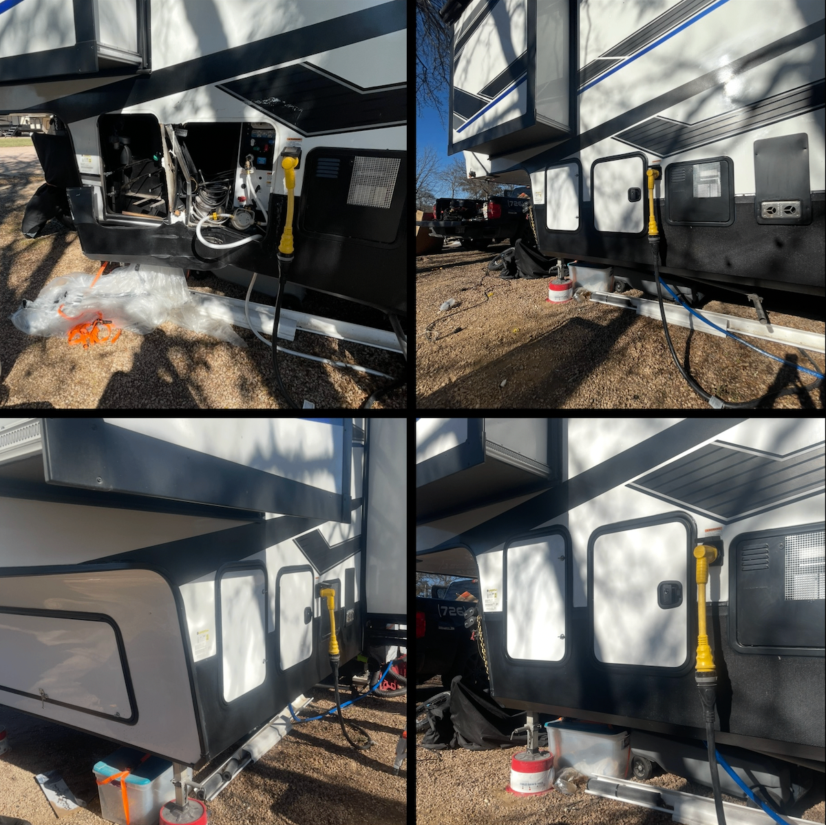 Fifth-wheel slide-out mechanism repair